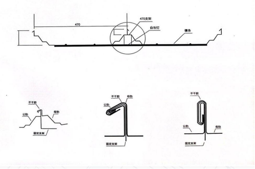 压型钢板厂家-宏鑫源YX66-470压型钢板(图2)